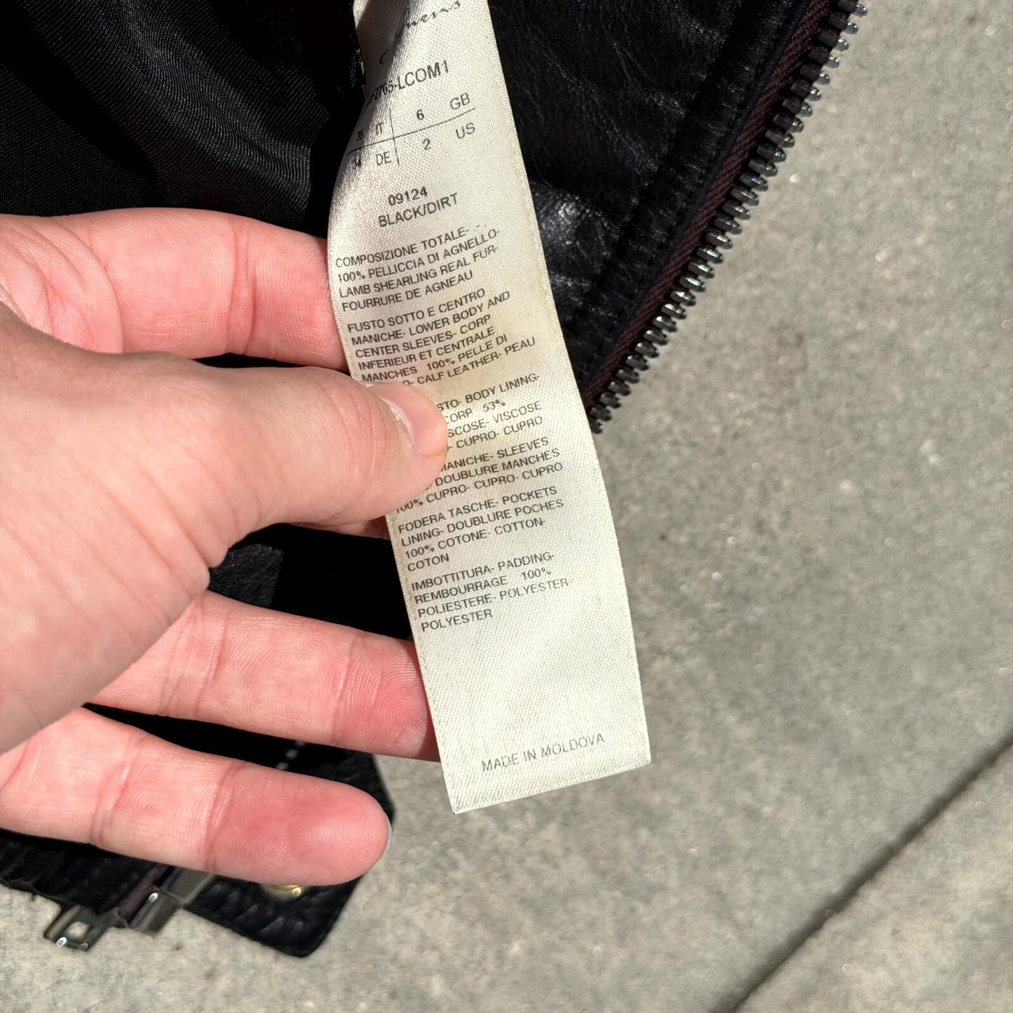 FW20 Rick Owens Keith Leather Jacket