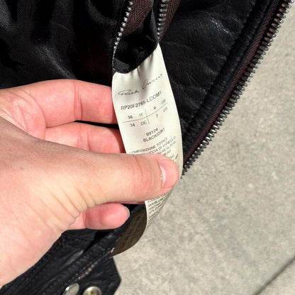 FW20 Rick Owens Keith Leather Jacket