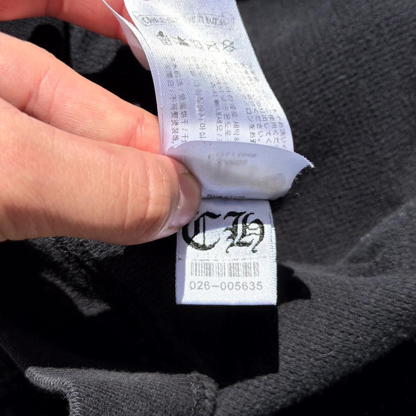 Chrome Hearts Thermal T Bar Zip Up