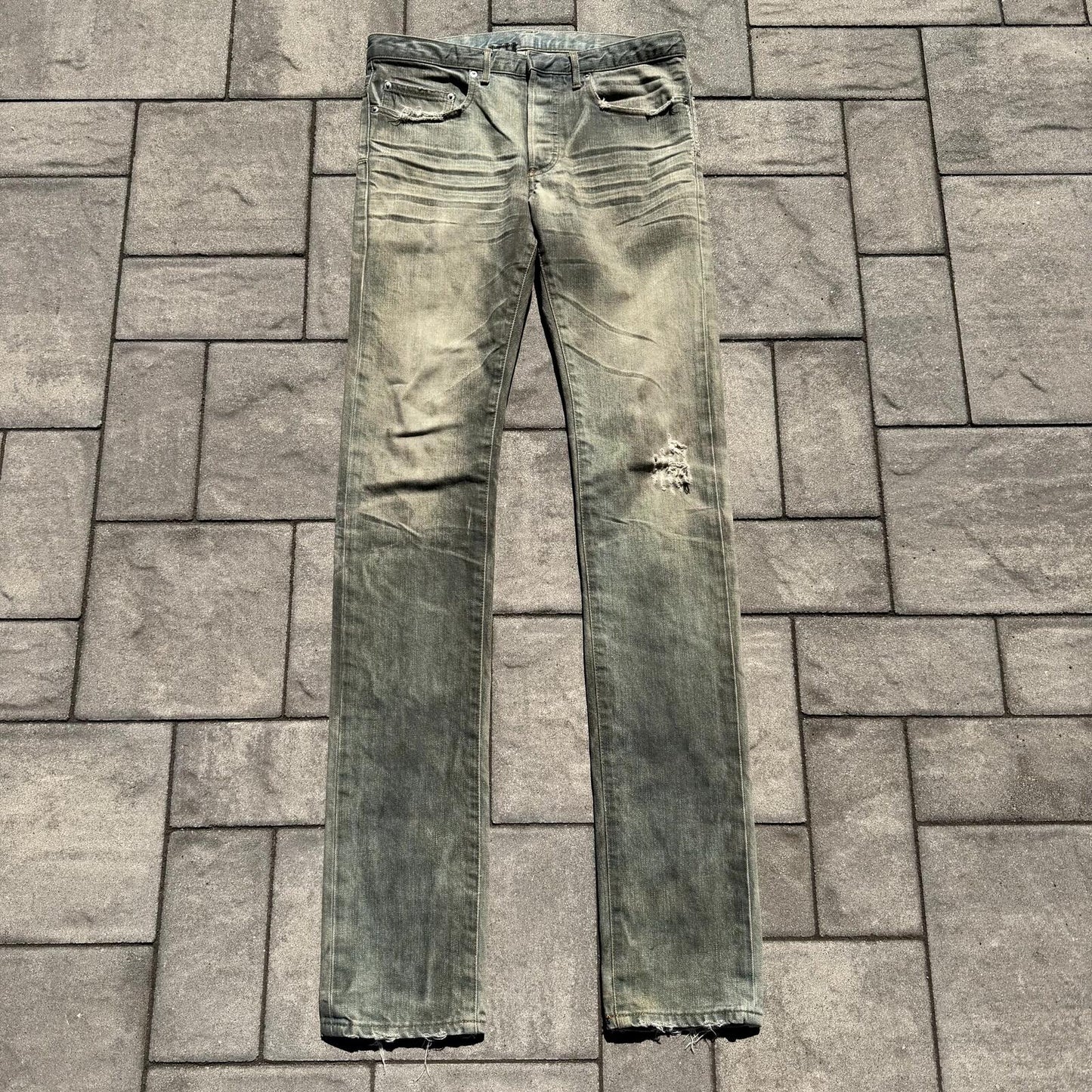 SS04 Dior Homme Dirty Clair Denim