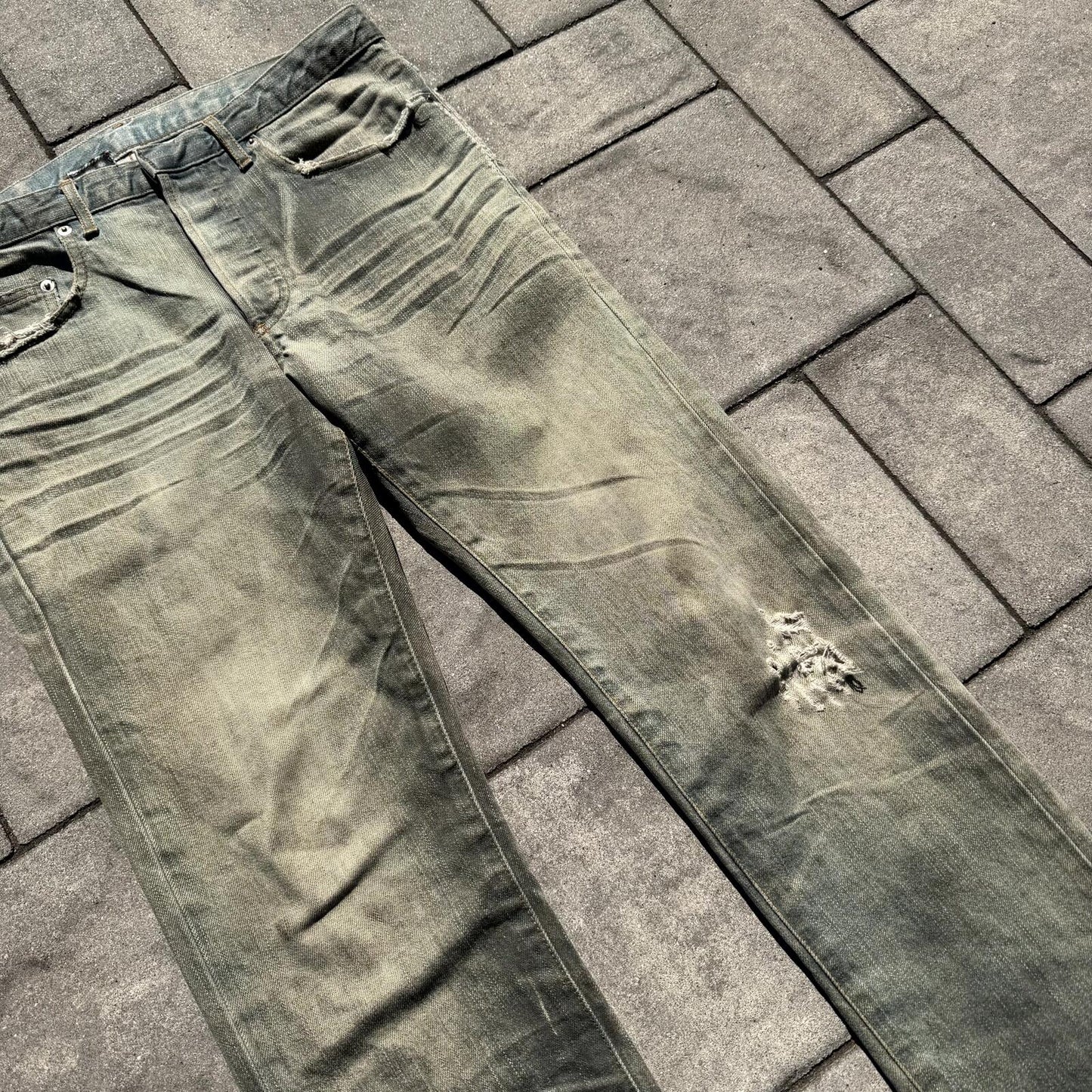 SS04 Dior Homme Dirty Clair Denim