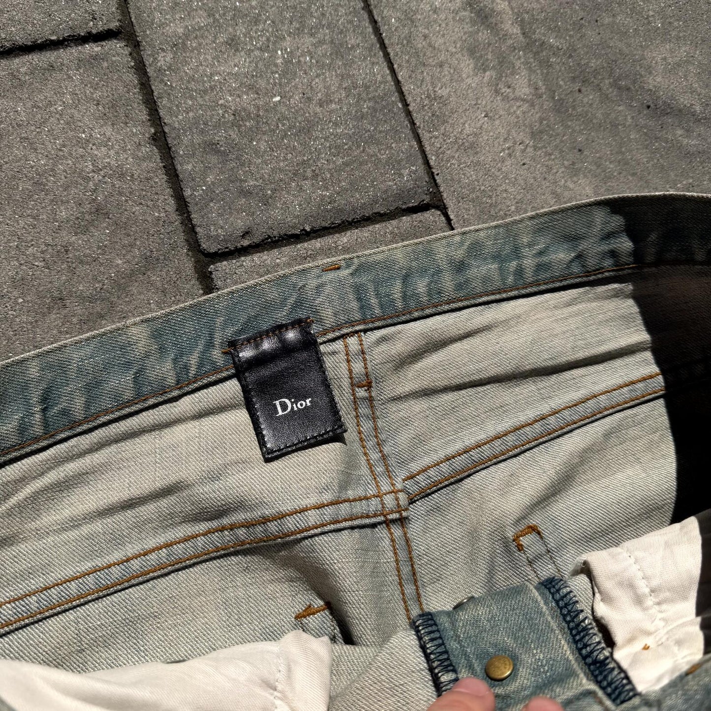 SS04 Dior Homme Dirty Clair Denim