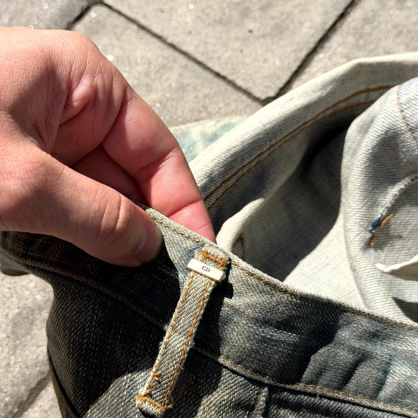 SS04 Dior Homme Dirty Clair Denim