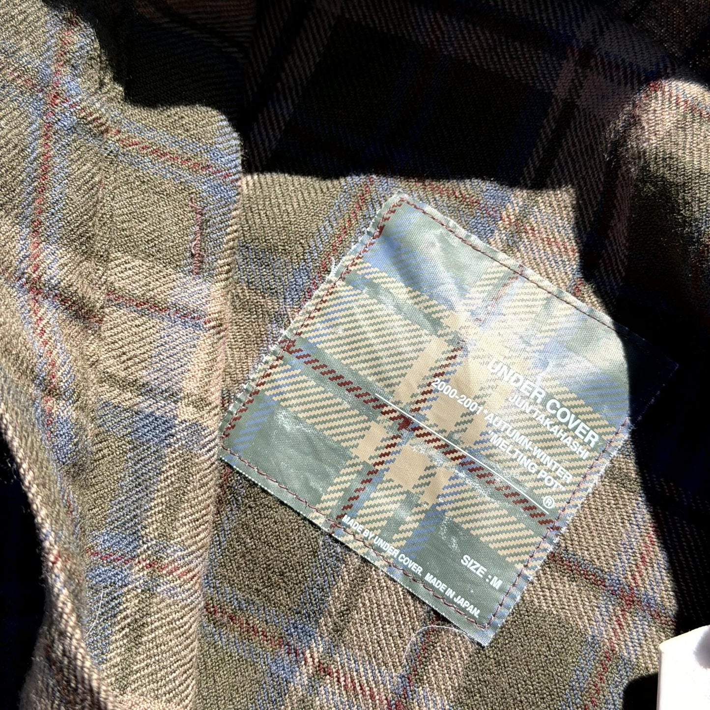 AW00 Undercover Plaid Pants