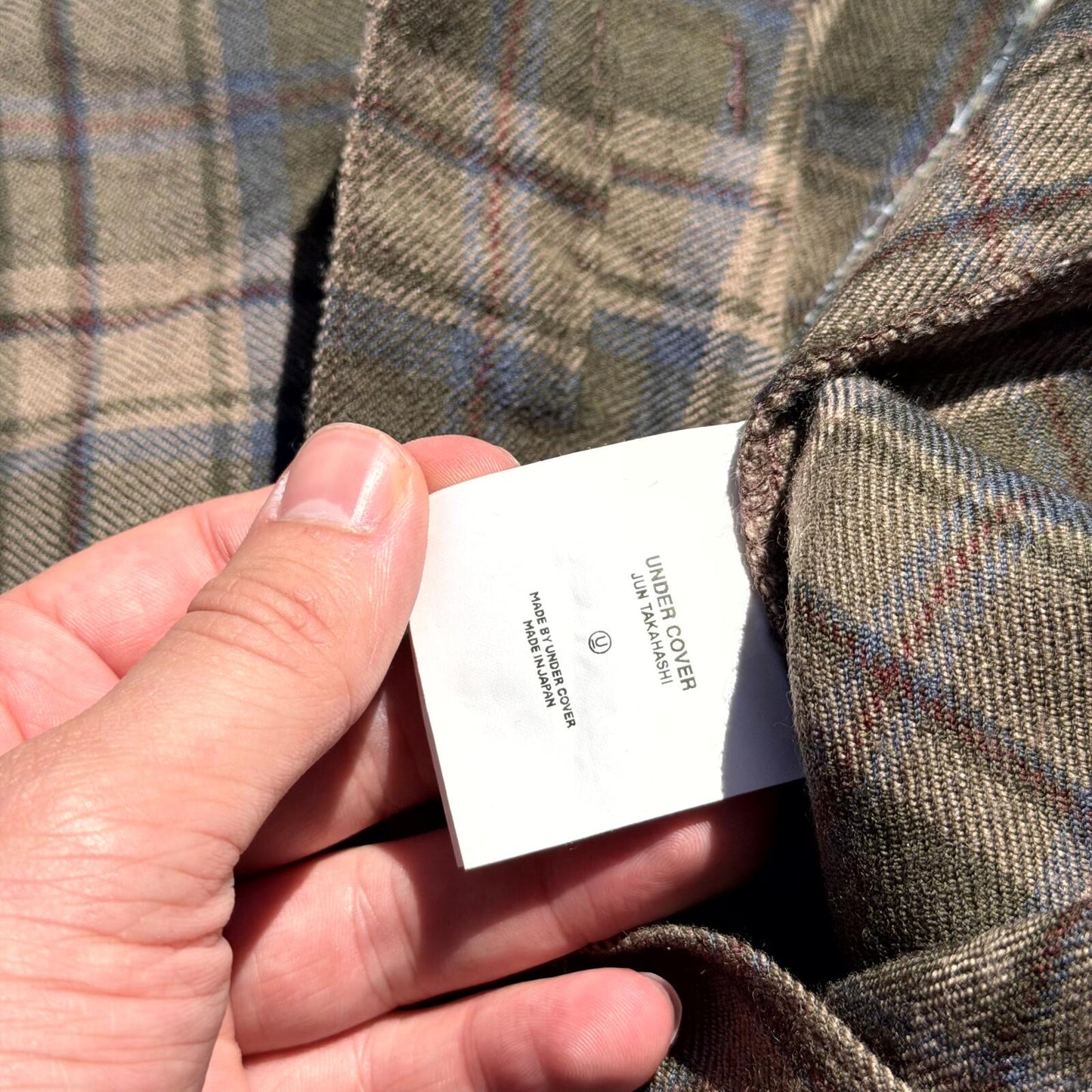 AW00 Undercover Plaid Pants