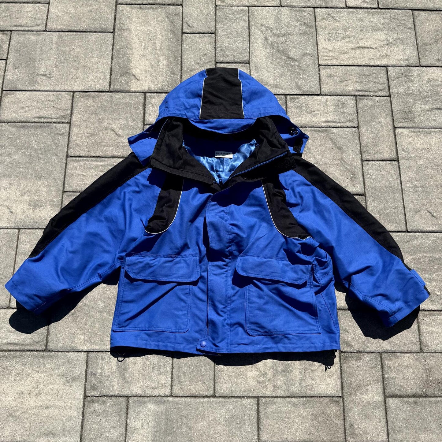 AW16 Balenciaga Blue Swing Jacket