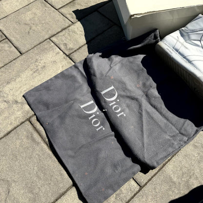 SS04 Dior Homme White Strip Sneakers
