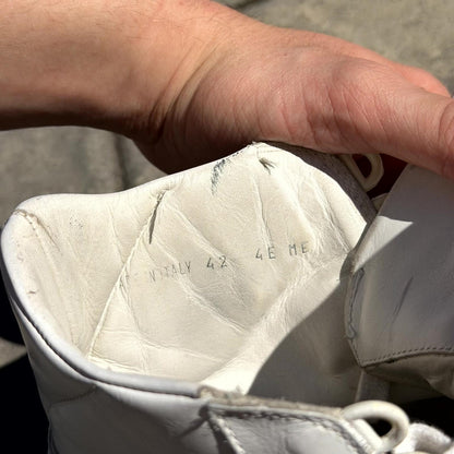 SS04 Dior Homme White Strip Sneakers