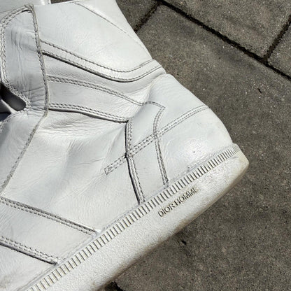 SS04 Dior Homme White Strip Sneakers