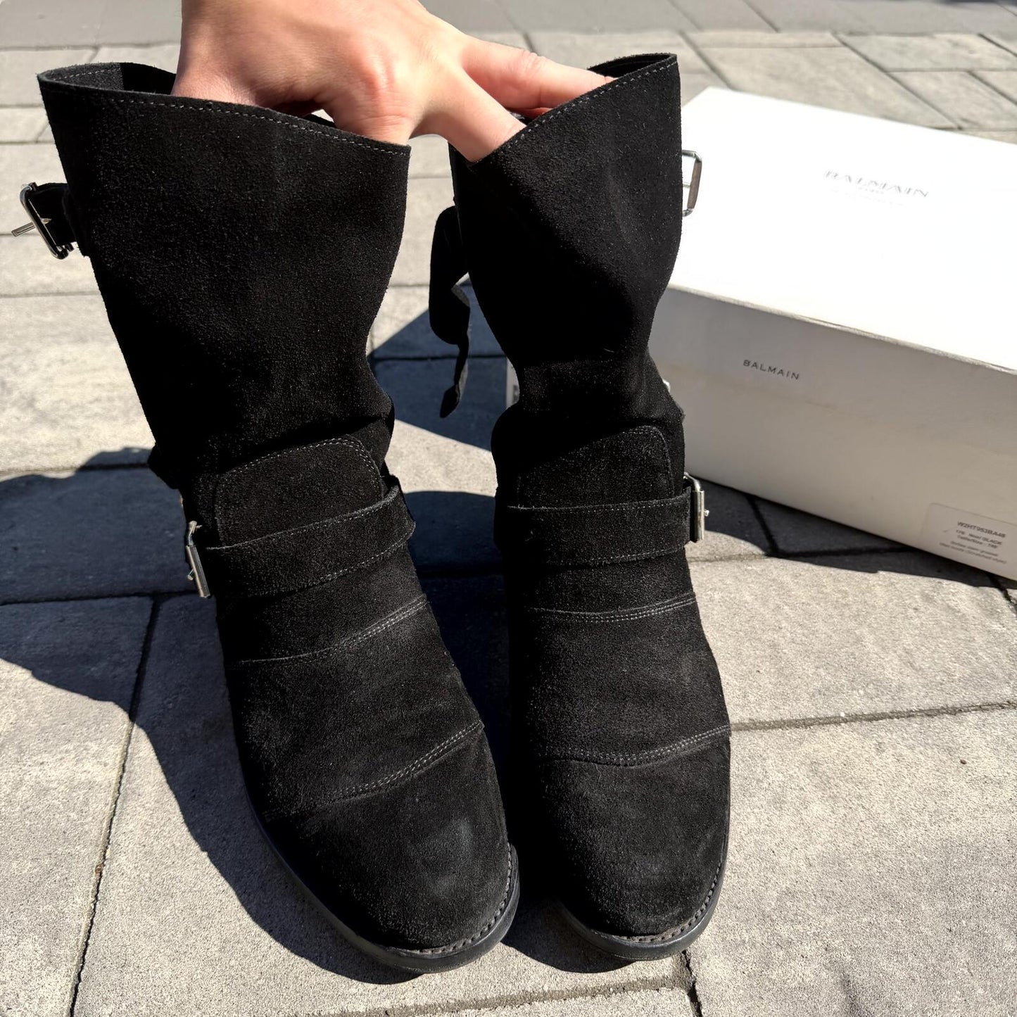 AW12 Balmain Engineer Boots