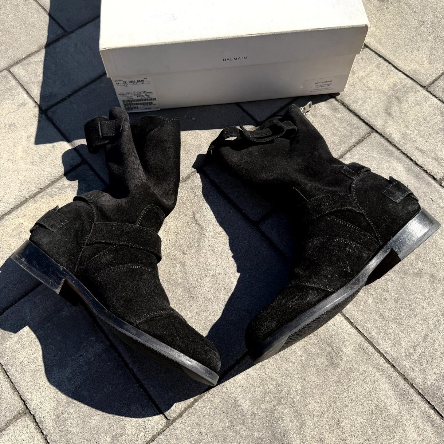AW12 Balmain Engineer Boots