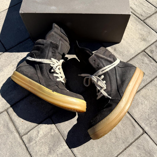 SS18 Rick Owens Blistered Leather Geobasket