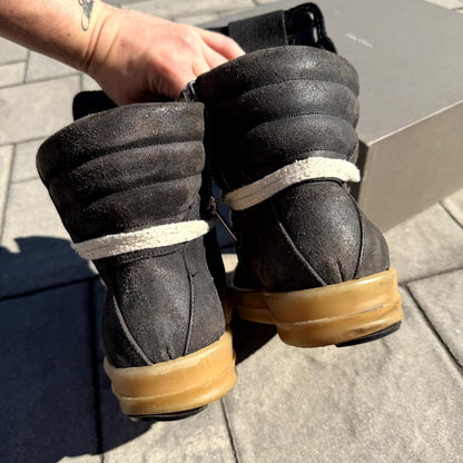 SS18 Rick Owens Blistered Leather Geobasket