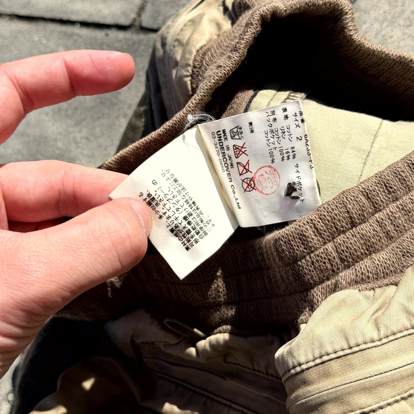 AW06 Undercover Cargo Joggers