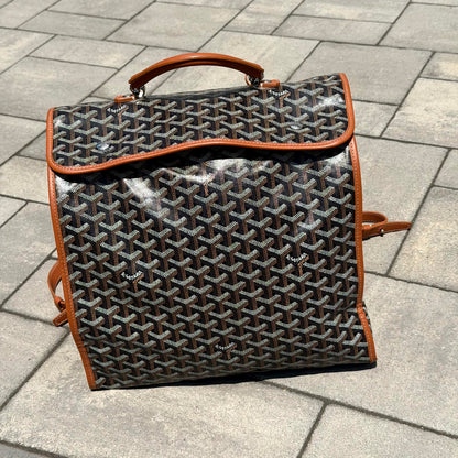 Goyard Brown Léger Backpack