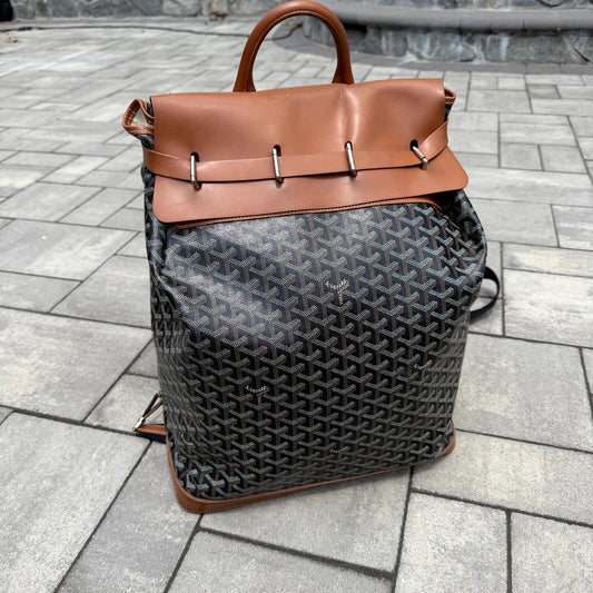 Goyard Brown Steamer Backpack
