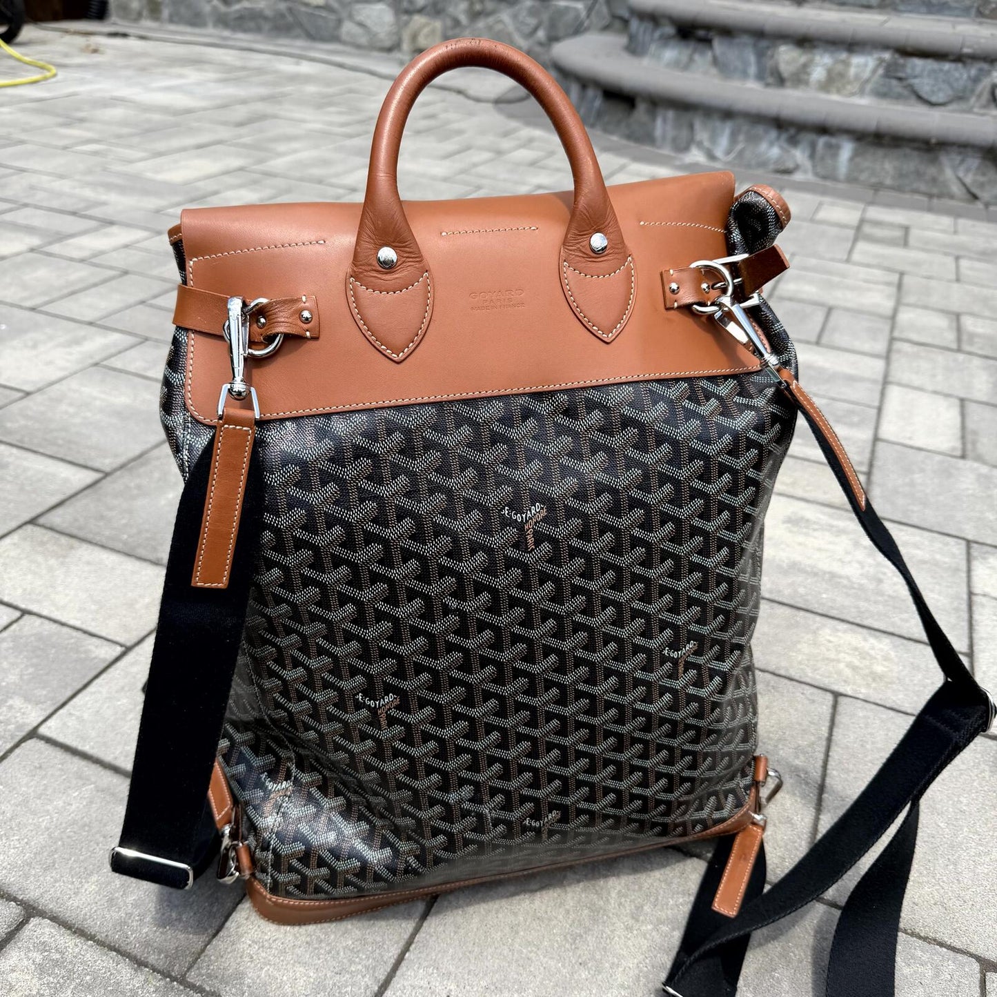 Goyard Brown Steamer Backpack