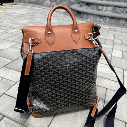 Goyard Brown Steamer Backpack