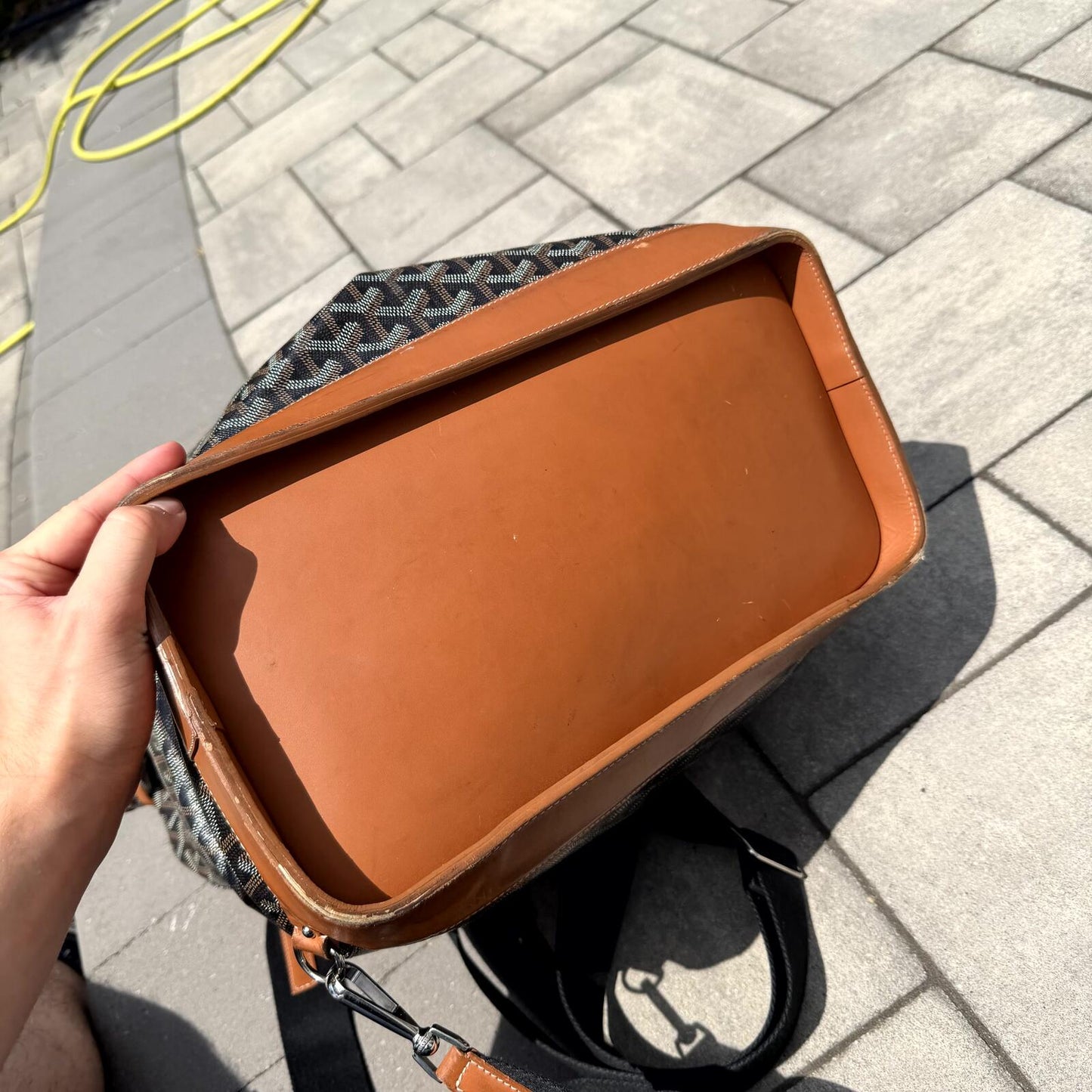 Goyard Brown Steamer Backpack