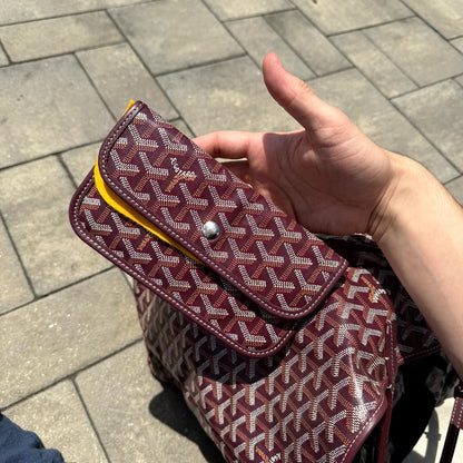 Goyard Burgundy St Louis Tote Bag