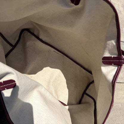 Goyard Burgundy St Louis Tote Bag