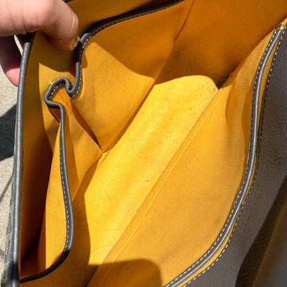 Goyard Grey Belvedere Messenger Bag