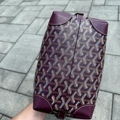 Goyard Burgundy Boeing 25 Toiletry Bag