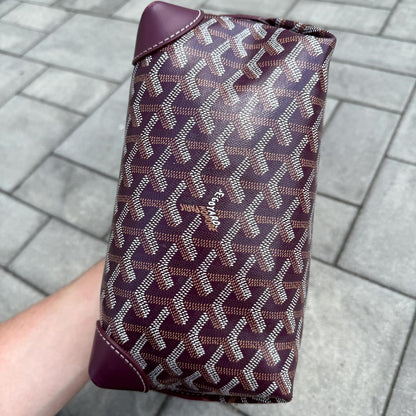 Goyard Burgundy Boeing 25 Toiletry Bag