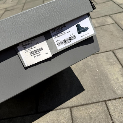 Balenciaga canvas strike boots