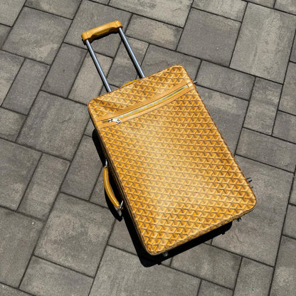 Goyard Yellow Travel Bag