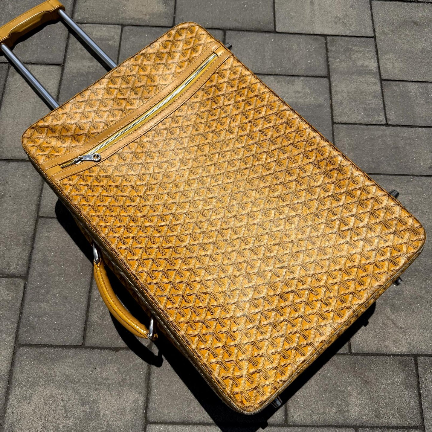 Goyard Yellow Travel Bag