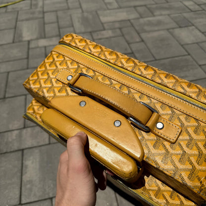 Goyard Yellow Travel Bag