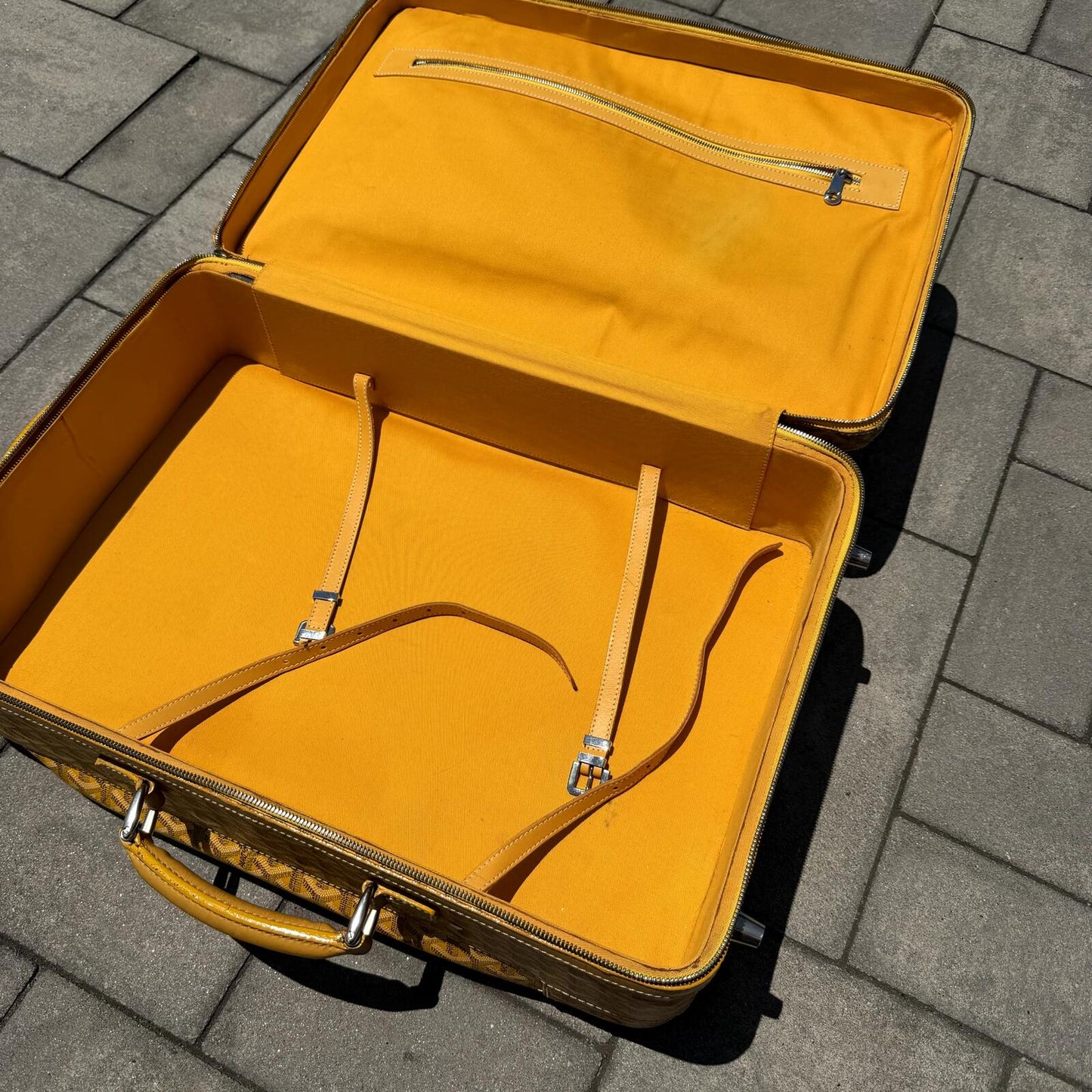 Goyard Yellow Travel Bag