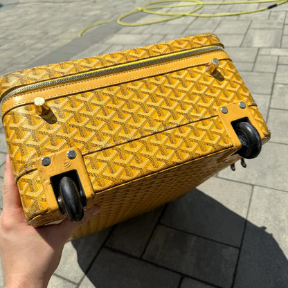 Goyard Yellow Travel Bag