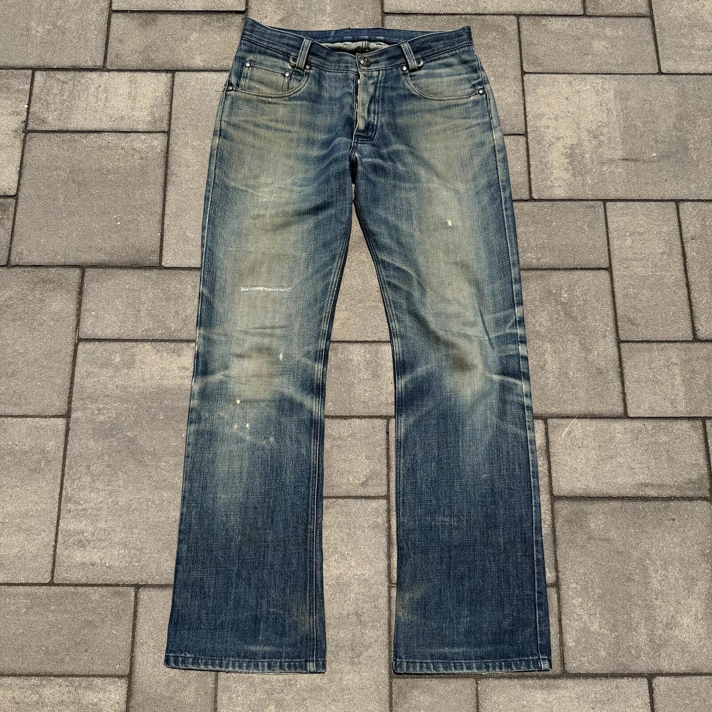 Chrome Hearts Vintage Blue Washed Denim