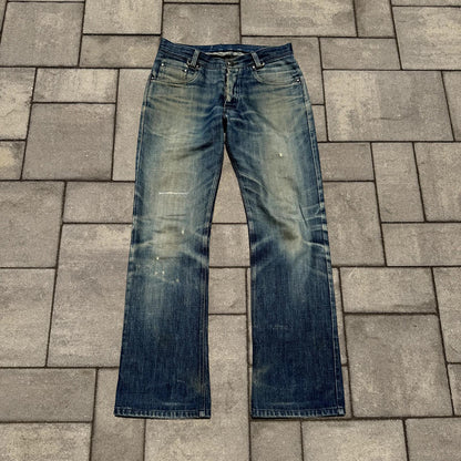 Chrome Hearts Vintage Blue Washed Denim