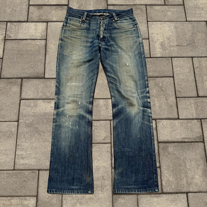 Chrome Hearts Vintage Blue Washed Denim