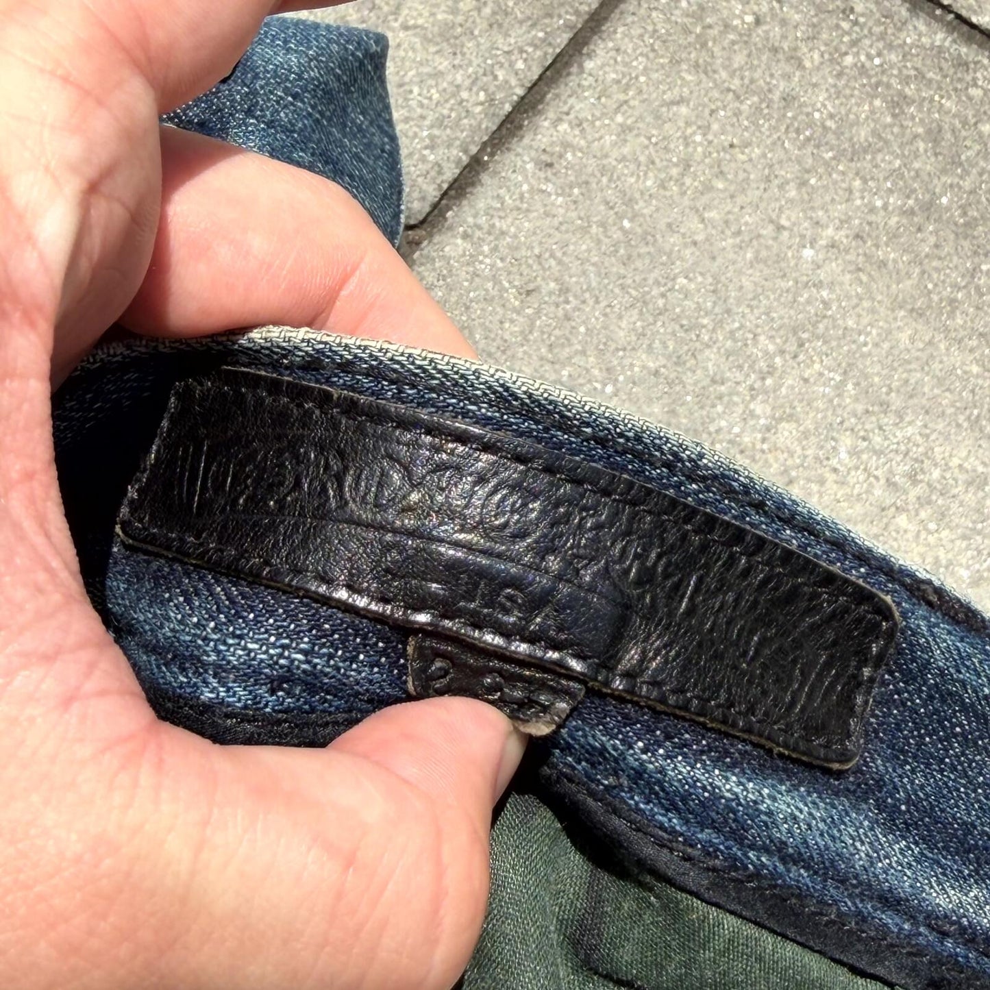Chrome Hearts Vintage Blue Washed Denim