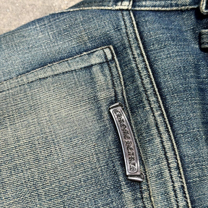 Chrome Hearts Vintage Blue Washed Denim