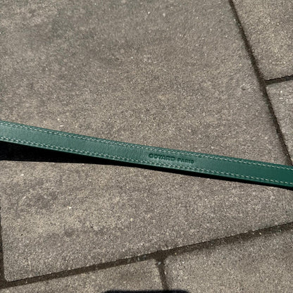 Goyard Green Leather Leash