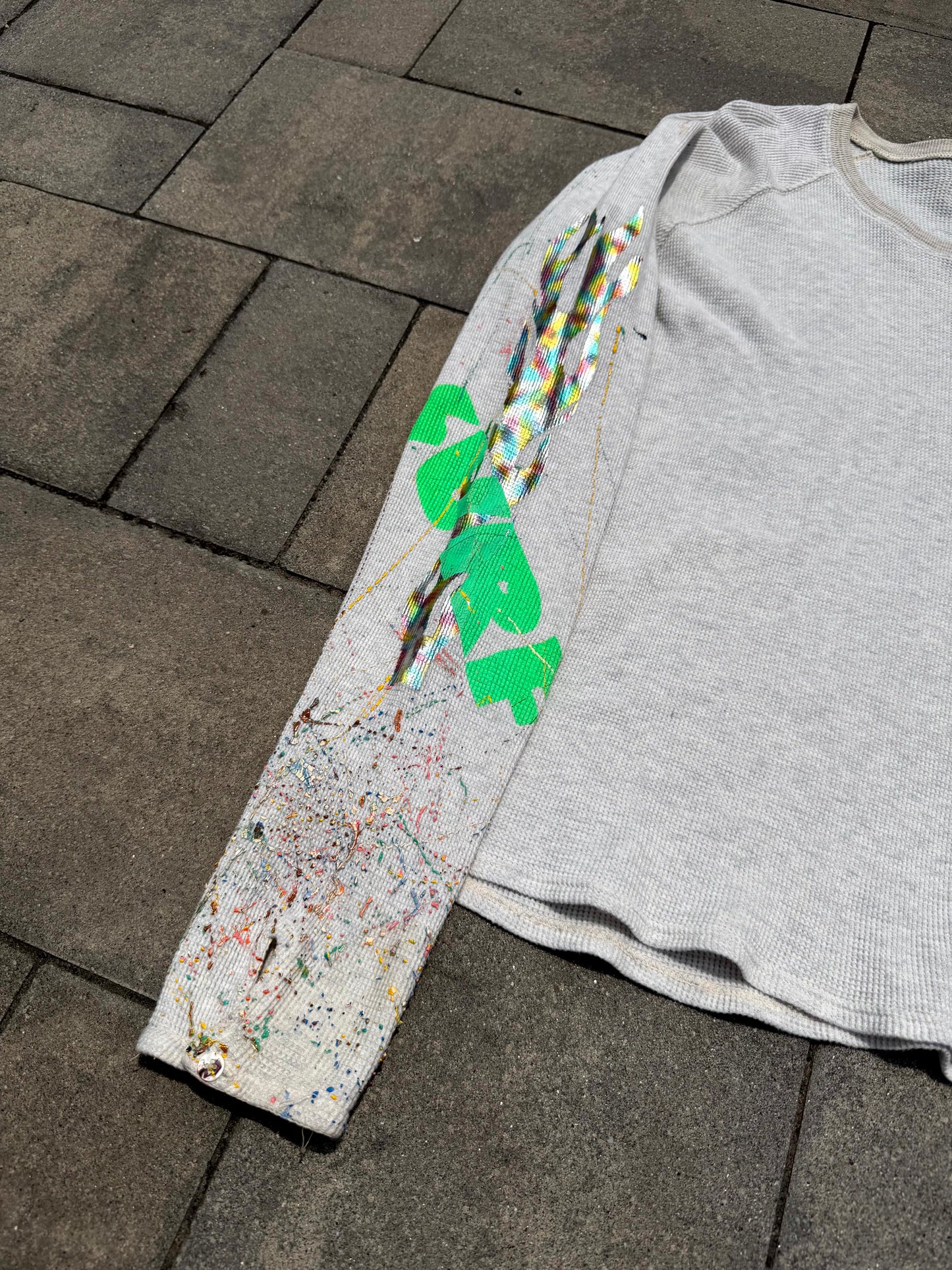Kapital Paint Splatter Surf Thermal Shirt