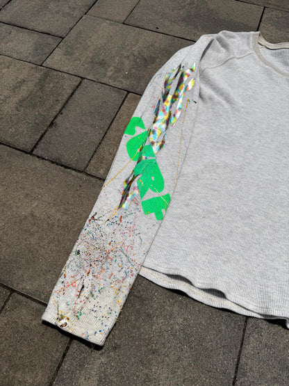 Kapital Paint Splatter Surf Thermal Shirt