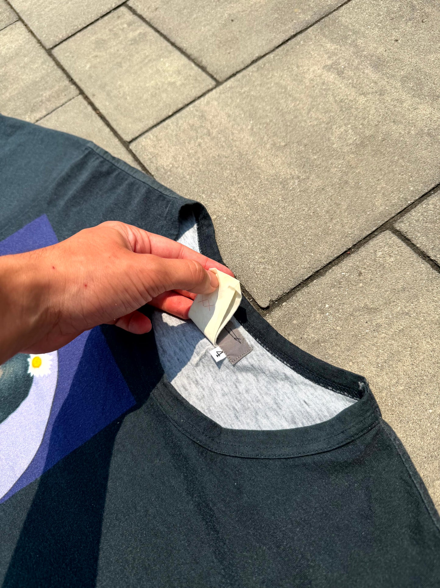 SS02 Yohji Yamamoto Saeko Tee