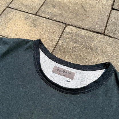 SS02 Yohji Yamamoto Striped Saeko Tee