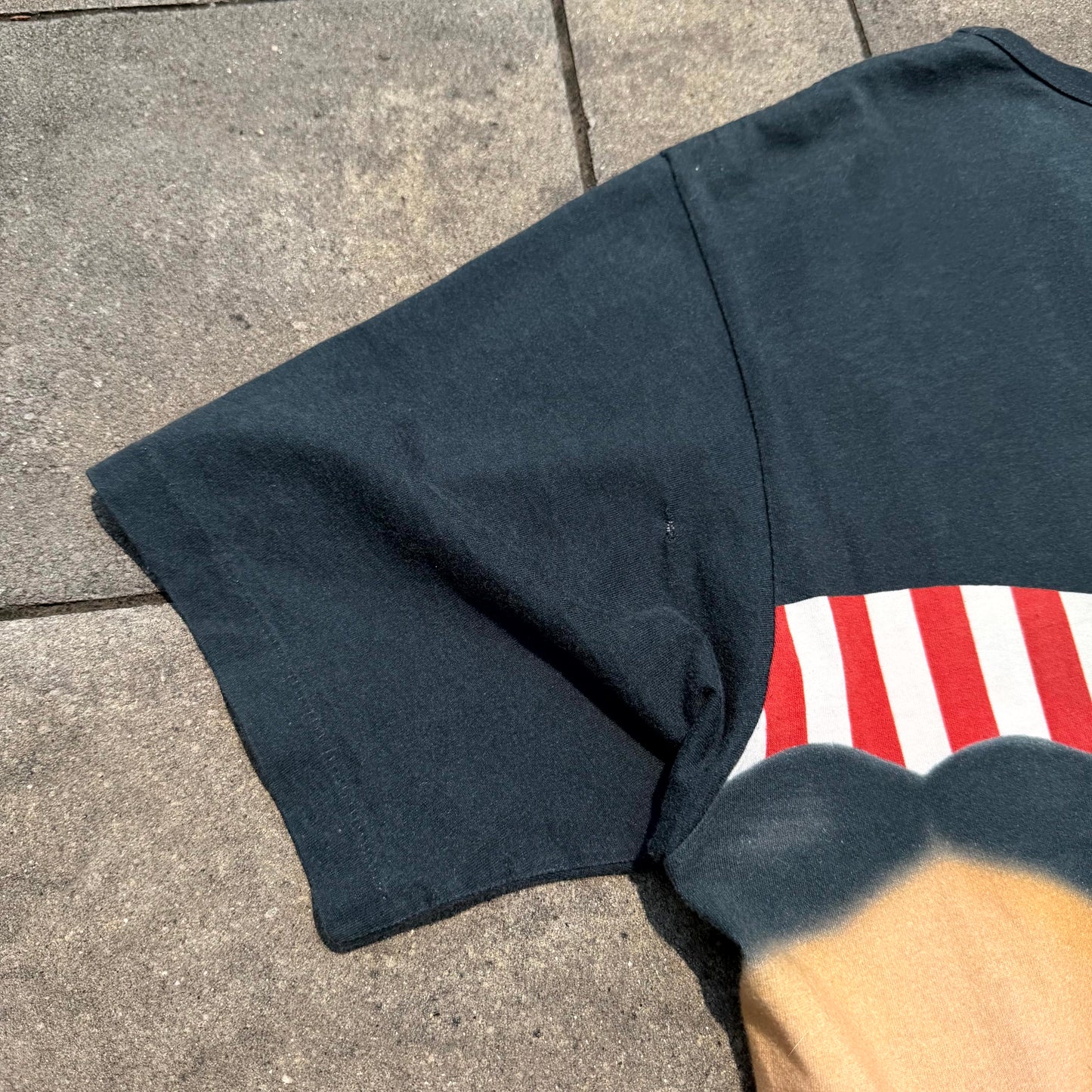 SS02 Yohji Yamamoto Striped Saeko Tee