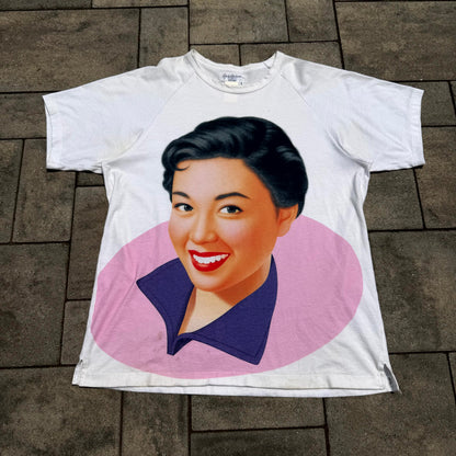 SS02 Yohji Yamamoto White Saeko Tee