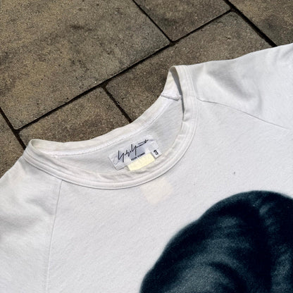 SS02 Yohji Yamamoto White Saeko Tee