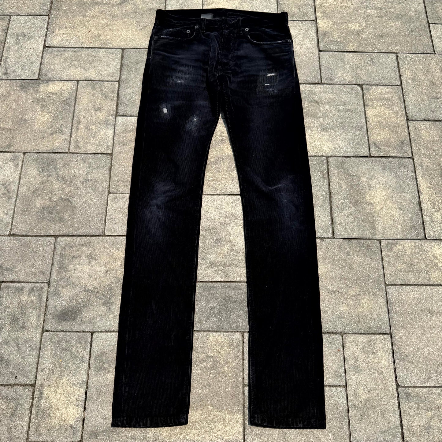 AW09 Dior Homme Repaired Corduroy Pants