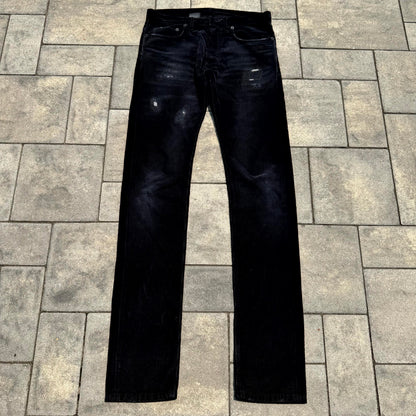 AW09 Dior Homme Repaired Corduroy Pants