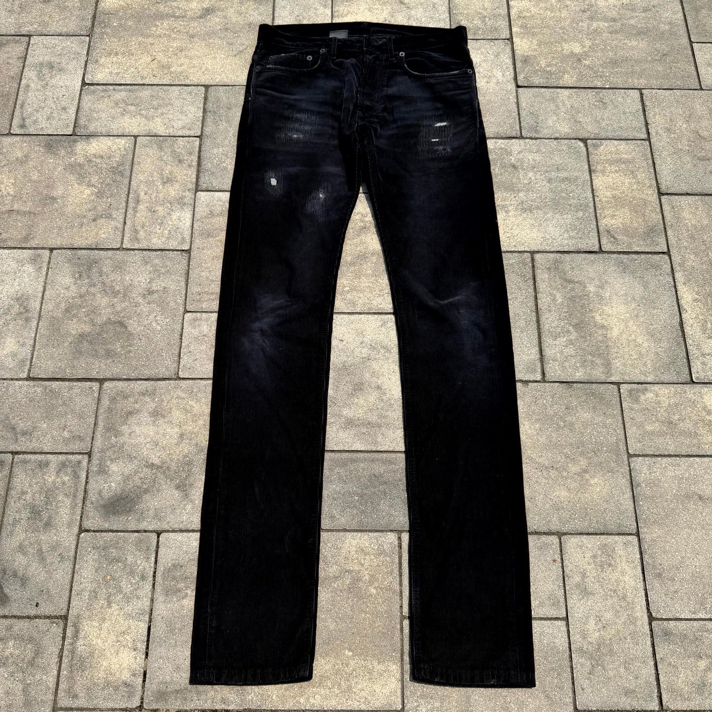 AW09 Dior Homme Repaired Corduroy Pants